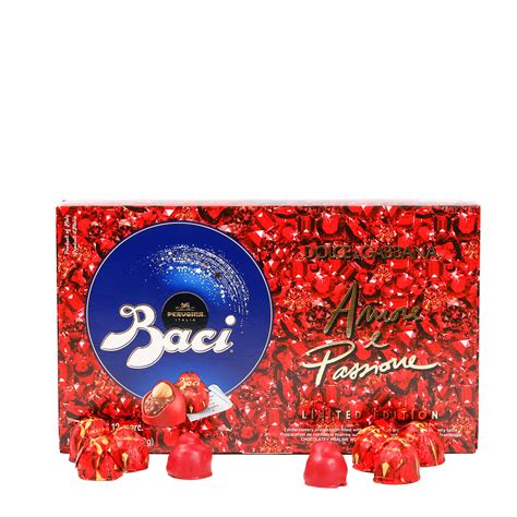 cioccolatini dolce gabbana|Limited Edition Dolce & Gabbana Baci Chocolates in Red Tin .